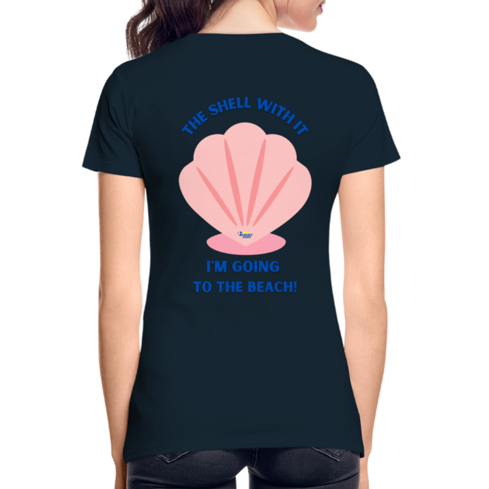 The Shell with It! Women’s Premium Organic T-Shirt - deep navy