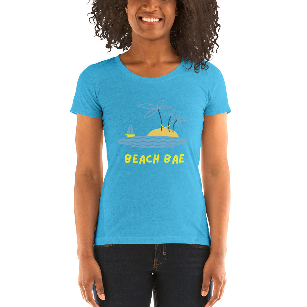 Beach Bae Tri Blend Beach T-Shirt