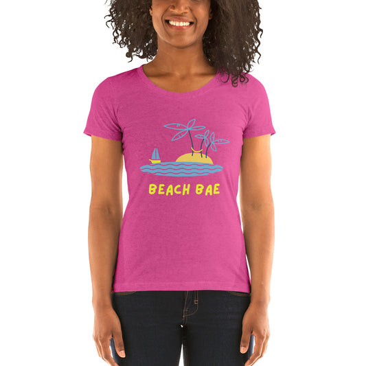 Beach Bae Tri Blend Beach T-Shirt