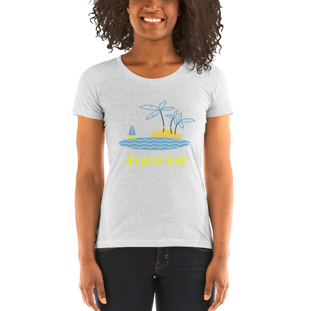 Beach Bae Tri Blend Beach T-Shirt